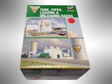 H0 Tanks, Pipes, Loading and Unloading Recks (North American Ethanol)