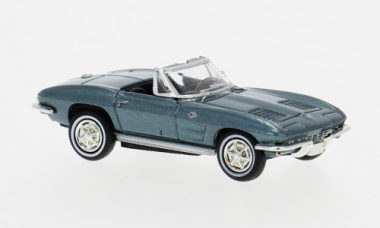Chevrolet Corvette C2 Cabrio, metallic-grün 1962, 1:87