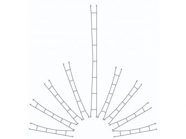 H0 Fahrdraht 142 mm, 5 Stück