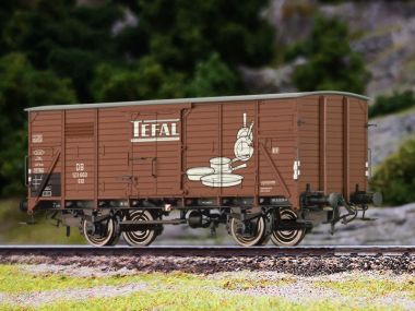 Gedeckter Güterwagen G10 „TEFAL” der DB