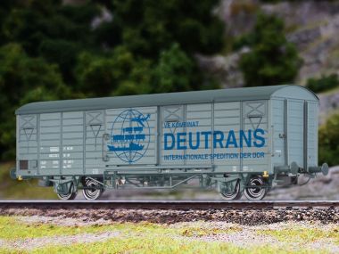 Gedeckter Güterwagen GBS "DEUTRANS" der DR