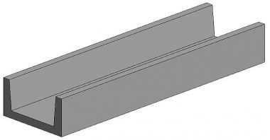 U-Profil, 350x1,5x0,94 mm, 4 Stück