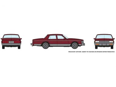 Chevrolet Caprice Sedan - dunkelrot - 1980-1985