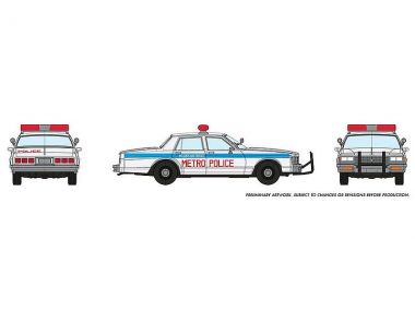 Chevrolet Impala Sedan - Metro Police - Weiß