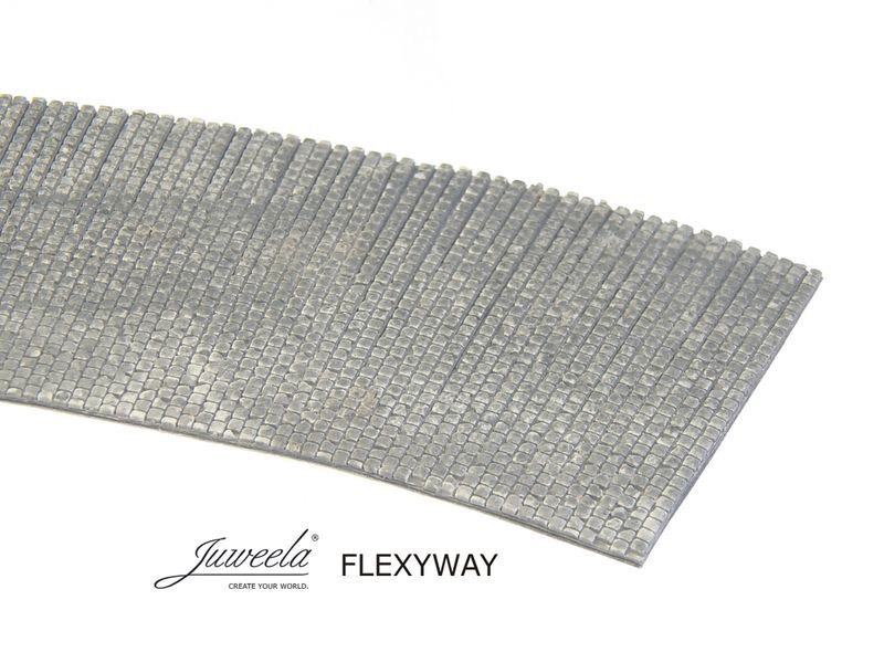 FLEXYWAY Pflasterstraße Altstadt Kopfstein 1 x Kurve R 30cm